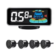 Car Backup Reverse Rear Radar System Buzzer Alert Alarm Kit 4 Parking Sensor (for: MG)