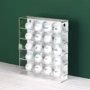 Golf Ball Display Case Collectibles Organizer Tennis Ball Golf Ball Holder