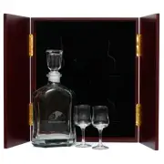 Kokoda Company Decanter & Glasses in Display Case