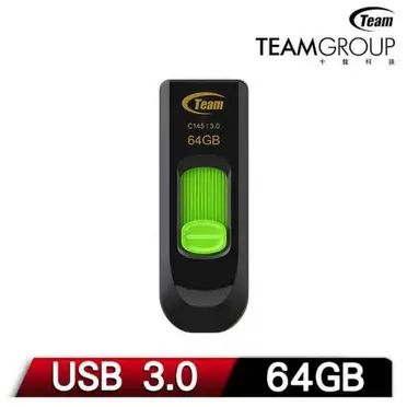(買一送一)Team  C145 USB3.0 高速跑車碟 64GB