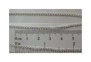 5 Feet 1.45mm STERLING SILVER CURB Chain ~Quality BULK LOT Solid .925