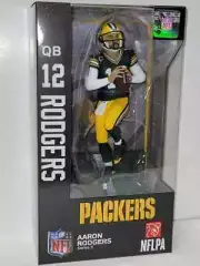 Imports Dragon NFL Football W3 AARON RODGERS Green Bay Packers 7" Figure NEW