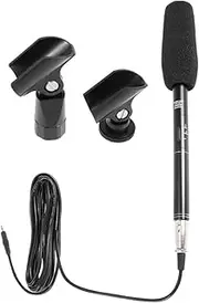 Alasum Recording Microphone Compatible Mini Lavalier Mic for Camera Interview Recording for Phone