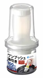 日本ASVEL擠壓式油刷瓶60ML，刷具/毛刷/油刷/料理醬料刷/油刷罐/油壼/油醋罐，X射線【C232497】