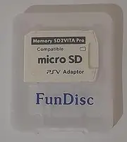 FunDisc Ultimate Version SD2Vita 5.0 Memory Card Adapter, PS Vita PSVSD Micro SD Adapter PSV 1000/2000 PSTV FW 3.60 HENkaku Enso System