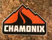 Chamonix Mont-Blanc Ski Sticker - Skiing Snowboarding Alps France Swiss Vuarnet