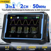 FNIRSI 2C53P Handheld Oscilloscope Type-C Portable Multimeter Signal Generator