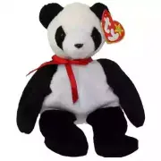 MWMT mint condition retired Ty Beanie Baby FORTUNE the panda bear NEW WITH TAGS