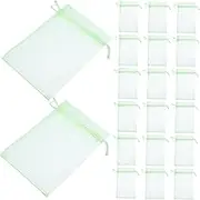 Happyyami 100pcs Fruit Protection Bags Drawstring Mesh Netting for Vegetables Fruits Small Covers Durable Design for Garden Harvest Use