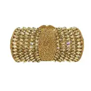 Nevenka Sparkling Women Crystal Clutch Evening Bags Wedding Party Cocktail Handbag-9