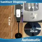 BLACK Automatic Free Standing Touch Free Sanitiser Dispenser Soap Dispenser