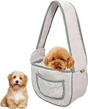 Waterproof Dog Sling Carrier – Pet Pouch Sling Bag for Small Dogs & Cats | Breathable Mesh, Hands- Shoulder Carrier for Outdoor Walks, Travel, Vet Visits