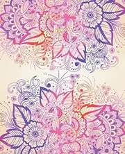 Ornament in arabian style. arabesque pattern: a notebook for Your diaries: journal notebook 100 Lined white pages no bleed .7.5x9.25 inches.