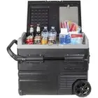 45L Brass Monkey Portable Dual Zone Fridge/Freezer with Wheels and Battery