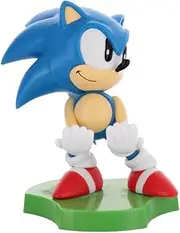 Exquisite Gaming: Holdems: SEGA - Sliding Sonic - Earbud & Phone Holder, Cable Guy, Mini Collectibles with a Twist, Classic Sonic, Licensed Figure