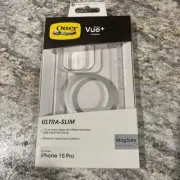 OtterBox Otter BOX Vue+ iPhone 15 Pro Ultra-Slim MagSafe Clear Protective Case N