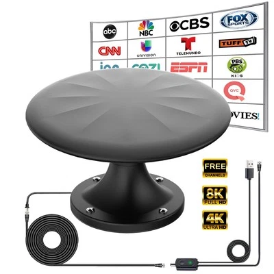RV TV Antenna for Smart TV Outdoor, 720° Long Range Omni Directional Receptio...