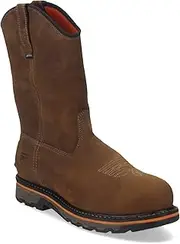 [Timberland PRO] Men's, True Grit Pull On Comp Toe Work Boot, Brown, 9.5