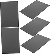 Flexible Magnetic Sheets Adhesive Backing 5pcs Rectangle DIY Fridge Magnets for Home Dec