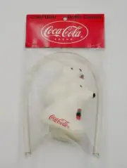 Coke Bear Coca-Cola Bottle Capper Contour Shape Straw Mom Bear & Baby Bear NOS
