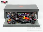 Red Bull F1 RB18 11 Sergio Perez Monaco Winner 2022 Rain Tires 1:18 Spark 18S763