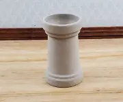 Dollhouse Chimney Pot Small Smoke Stack Round Ceramic 1:12 Scale Miniature