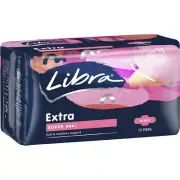 Libra Pad Ultra Thins with Wing Super | 12 Pack