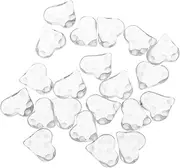 WOONEKY Nail Decor Display Plate 20pcs Glass Nail Art Color Cards Manicure Set