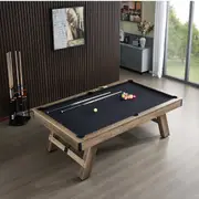 Hepburn Dining Pool Table- 7FT 3IN1 Black