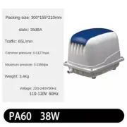 Air Pump PA Large Fish Tank Oxygenator High Power Oxygen Pump Oxygen Flusher