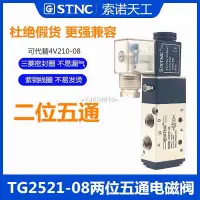 在飛比找蝦皮購物優惠-STNC索諾天工TG2511-06氣動電磁閥TG2521-0