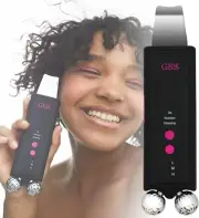 GESS MAMBA, Microcurrent Facial Device, Skin Scrubber Face Spatula, Face Massage