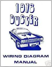 1973 PLYMOUTH DUSTER WIRING DIAGRAM MANUAL