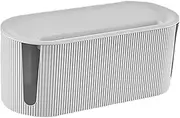 [Vaguelly] Power Cord Organizer Box Durable Plastic Cable Storage Case for Socket Management Heat Dissipation for Use Cable Clutter and Keeps Wires Organized