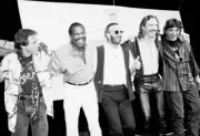 Nils Lofgren, Billy Preston , Ringo Starr, Joe Walsh, and Rick Dank Old Photo 1