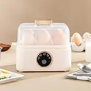 Electric Egg Steamer,6 Eggs Capacity, Rapid Auto Shut-Off Timer,Boiled Eggs,Poached Eggs,Steamed Eggs,Noise Free