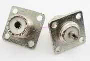 Workman LT-34 UHF SO-239 Female 4-Hole Chassis Coax Connector