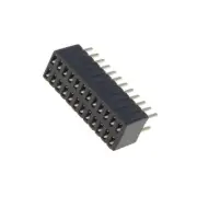 5X DS1065-08-2*12S8BV socket pin female PIN: 24 straight 1.27mm THT 2x12 CONNF