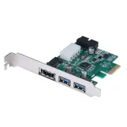 Power eSATA II & USB 3.0 HUB Combo PCI-E Card with Motherboard 20 pin Connector
