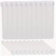 Milisten 50pcs Flower Storage Pipe Water Tube Florists Orchid Propagation Tubes Florist Tube Arrange Tube Flower Tubes Large Tubes for Floral Containers Drip Transparent
