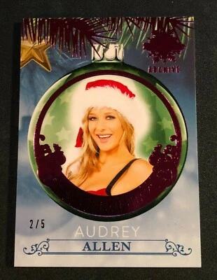 2019 Benchwarmer AUDREY ALEEN ALLEN Holiday Archive ORNAMENT Pink/5 PLAYBOY Sexy