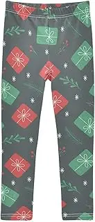 [Caihoyu] Girl's Leggings Pant Soft Comfortable Kids Dance Running Yoga Pants Elastic Waist Girls Athletic Leggings
