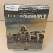 Interstellar 4K Steelbook (4K/Blu-ray)-NEW (Sealed)-Box SHIPPING with Tracking