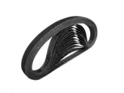 1/2 Inch X 18 Inch Silicon Carbide Sanding Air File Belts (48 Pack, 80 Grit)