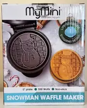 Waffle Makers My Mini 5" Santa Clause Christmas