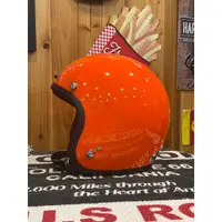 在飛比找蝦皮購物優惠-(Gallop)台灣製造 半罩式安全帽 柑橘 復古素色款-共