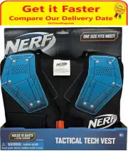 NERF ELITE Tactical Vest NERF GENUINE NERF FREE POST BRAND NEW