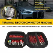 Car Terminal Removal Tool Kit Pin Ejector Wire Extractor Auto Connector Puller