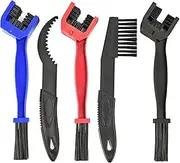 5PCS/Set Bike or Motorcycle Chain Washer, Cleaning Brush Bicycle Chain Cleaning Tool Set,Bike Chain Crankset Brush,Motorcycle Washer Cleaner Brush Tools