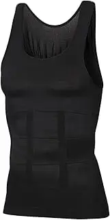[Generic] Shaperluv for Men, Compression Shirt Slimming Body Shaper Vest Shirt Tank 2.0 Mens Big and Tall